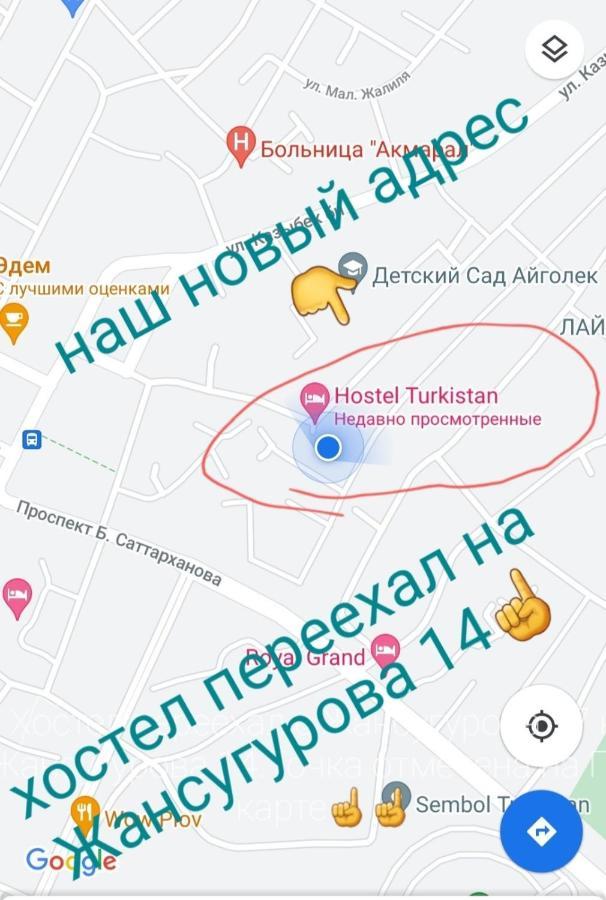 Vip Hostel Turkistan Exteriör bild